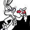 Looney Tunes Retro Bugs Bunny Wii Remote Controller Skin